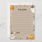 Remerciements Carte de note de capsule temporelle de fantôme vin (Devant)