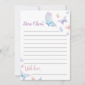 Remerciements Carte de note de capsule temporelle papillon (Devant)