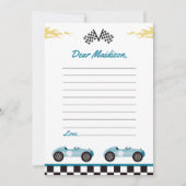 Remerciements Carte de note de capsule temporelle pour fête d'an (Devant)