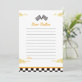 Remerciements Carte de note de capsule temporelle pour fête d'an (Debout devant)