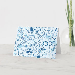 Remerciements Carte de note de chimie