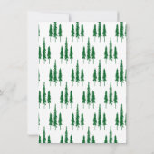 Remerciements Carte de note de l'arbre de Noël (Dos)