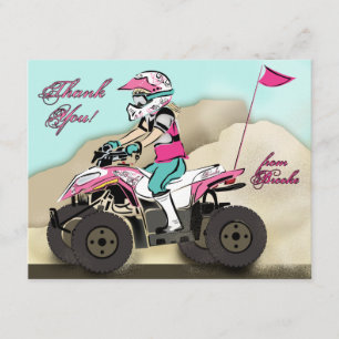 Remerciements Carte de note de l'ATV de Brooke