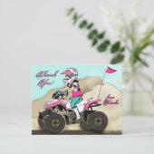 Remerciements Carte de note de l'ATV de Brooke (Debout devant)