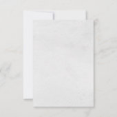 Remerciements Carte de note de remerciement funéraire | Aquarell (Dos)