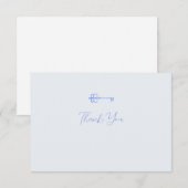 Remerciements Carte de note de sortie de clé aquarelle (Devant / Derrière)