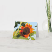 Remerciements Carte de note de tournesol Blade (Devant)