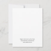 Remerciements Carte de note de toutes les occasions de Bluebird (Dos)