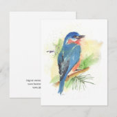 Remerciements Carte de note de toutes les occasions de Bluebird (Devant / Derrière)