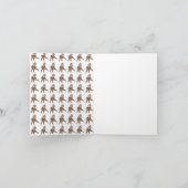 Remerciements Carte de note du singe de réserve (Intérieur)