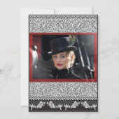 Remerciements Carte de note Edwardian (Devant)