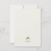 Remerciements Carte de note Félicitations aux canicules (Dos)