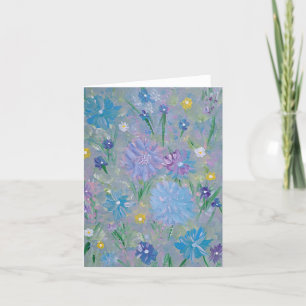 Remerciements Carte de note florale Sweet Pea