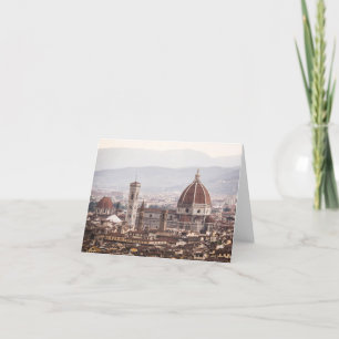Remerciements Carte de note Florence Overlook