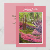 Remerciements Carte de note Hallelujah de Pâques (Devant / Derrière)