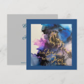 Remerciements Carte de note Hallelujah de Pâques (Devant / Derrière)