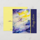 Remerciements Carte de note Hallelujah de Pâques (Devant / Derrière)