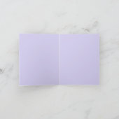 Remerciements Carte de note Iris (Intérieur)