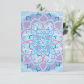 Remerciements Carte de note Mandala (Debout devant)