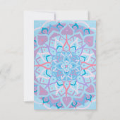 Remerciements Carte de note Mandala (Dos)