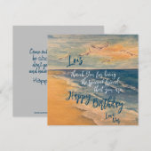 Remerciements Carte de note Ocean Beach Breeze (Devant / Derrière)