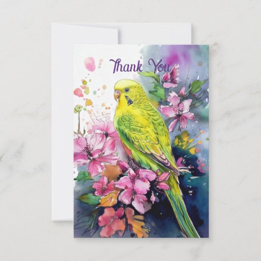 Remerciements Carte de note Parakee Thank You (Devant)