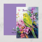 Remerciements Carte de note Parakee Thank You (Devant / Derrière)