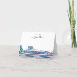 Remerciements Carte de note personnalisée Berwyn Illinois
