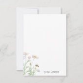 Remerciements Carte de note personnalisée Honey Bee (Devant)