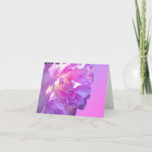 Remerciements Carte de note personnalisée Pink Azalea