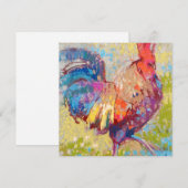 Remerciements Carte de note plat carré (Devant / Derrière)