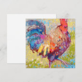 Remerciements Carte de note plat carré (Devant / Derrière)