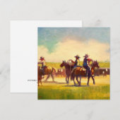 Remerciements Carte de note plat carré (Devant / Derrière)