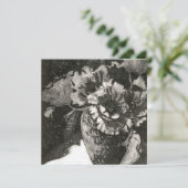 Remerciements Carte de note plat carré (Debout devant)