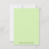 Remerciements Carte de note plat Queen Butterfly Art (Dos)