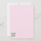 Remerciements Carte de note plat Rose Blessing Faith (Dos)