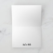 Remerciements Carte de note pliée Style & Confiance (Intérieur)