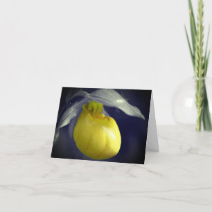 Remerciements Carte de note pour orchidée à chandelle noire et b