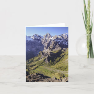 Remerciements Carte de note Schilthorn