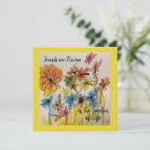 Remerciements Carte de note toutes les occasions (Debout devant)