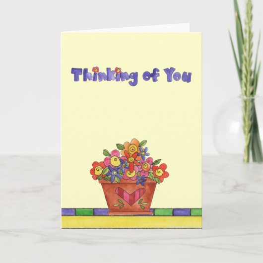 Remerciements carte de note vierge (Devant)