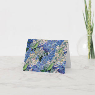 Remerciements Carte de note vintage Lilacs Thank You