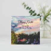 Remerciements Carte de Pâques Alléluia (Debout devant)