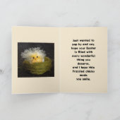 REMERCIEMENTS CARTE DE PÂQUES GRANDPA FRAZZLED (Intérieur)