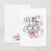 Remerciements Carte de Philadelphie (Devant / Derrière)