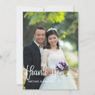 Remerciements Carte de prière de mariage catholique Superposit