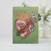 Remerciements Carte de prière pour la protection de Saint Joseph (Debout devant)