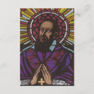 Remerciements Carte de prière St. Francis de Sales