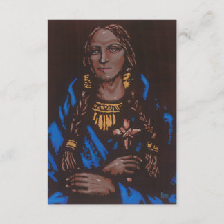 Remerciements Carte de prière St. Kateri Tekakwitha