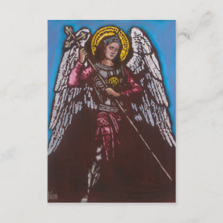 Remerciements Carte de prière St. Michael l'Archange